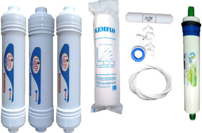 Shopping Store 1 Year RO service Kit,Earth 80GPD membrane with Inline set Solid Filter Cartridge(0.001, Pack of 9)
Shopping Store 1 Year RO service Kit,Earth 80GPD membrane with Inline set Solid Filter Cartridge(0.001, Pack of 9)