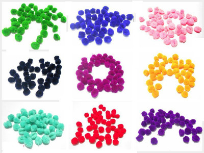 GOELX Pom Pom Multicolour Balls for crafts,decorations,jewellery making,accessories,bags. Pack of 100 Multicolour Pom Pom Balls
GOELX Pom Pom Multicolour Balls for crafts,decorations,jewellery making,accessories,bags. Pack of 100 Multicolour Pom Pom Balls