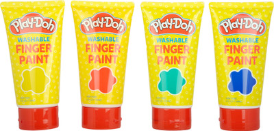 Play-Doh 4 Pack Finger Paint In Tubes