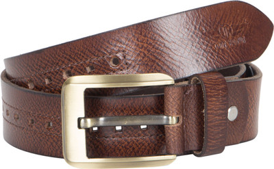 Tony Brown Men Casual Brown Genuine Leather Belt