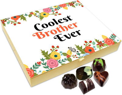 Chocholik Rakhi Gift - You Are The Coolest Brother Ever Chocolate Box For Brother / Sister - 20pc Truffles(240 g)
Chocholik Rakhi Gift - You Are The Coolest Brother Ever Chocolate Box For Brother / Sister - 20pc Truffles(240 g)