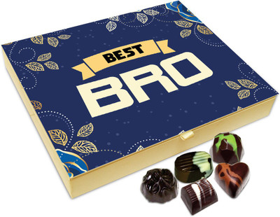 Chocholik Rakhi Gift Box - You Are The Best Bro Ever Chocolate Box For Brother / Sister - 20pc Truffles(240 g)
Chocholik Rakhi Gift Box - You Are The Best Bro Ever Chocolate Box For Brother / Sister - 20pc Truffles(240 g)