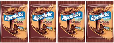 Alpenliebe 2 Choco Eclairs Fudges(Pack of 4, 175 g)