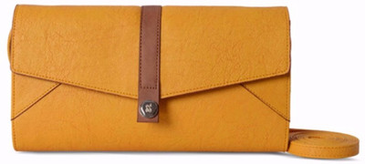 Baggit Casual, Formal Yellow Clutch