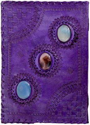Anshika International A5 Diary(real leather notebook diary, Blue)