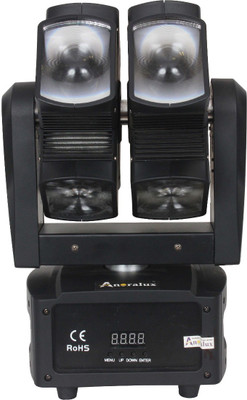 Anoralux LED Dual Axis 8 x 10 W Moving Head light Single Disco Ball(Ball Diameter: 21 cm)