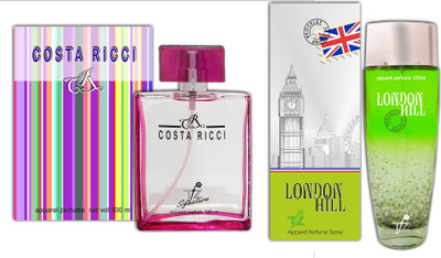 TFZ Signature Exotic Costa Ricci and London Hill Brokley Perfume Combo 200ML Eau de Parfum - 200 ml(For Men & Women)
TFZ Signature Exotic Costa Ricci and London Hill Brokley Perfume Combo 200ML Eau de Parfum - 200 ml(For Men & Women)