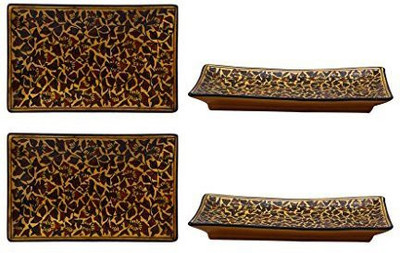 caffeine Snack Rectangle Plate 9 Inch Stoneware in Brown Sehra Handmade Dinner Plates(Pack of 4)
caffeine Snack Rectangle Plate 9 Inch Stoneware in Brown Sehra Handmade Dinner Plates(Pack of 4)