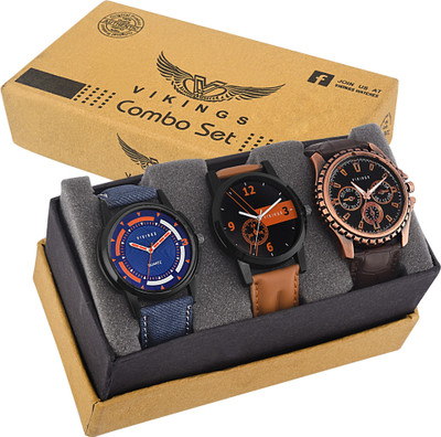 VIKINGS LATEST COMBO OF 3 STYLISH WATCHES FOR PARTY WEAR AND CASUAL Watch - For Men & Women
VIKINGS LATEST COMBO OF 3 STYLISH WATCHES FOR PARTY WEAR AND CASUAL Watch - For Men & Women