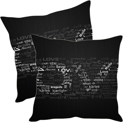 Sleep Nature's Printed Cushions Cover(Pack of 2, 30.63 cm*30.63 cm, Multicolor)