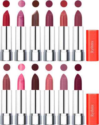 Rythmx Creamy Matte Lipstick 009(Orange Red, Light Purple, Brown, Dark Purple, Coral, Mauve, Nude, Dark Pink, Coffee, Orange Fever, Plum, Maroon, 48 g)
Rythmx Creamy Matte Lipstick 009(Orange Red, Light Purple, Brown, Dark Purple, Coral, Mauve, Nude, Dark Pink, Coffee, Orange Fever, Plum, Maroon, 48 g)