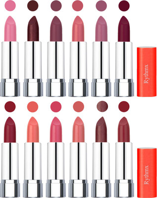Rythmx Creamy Matte Lipstick 007(Pink, Cherry, Purple, Orange Fever, Plum, Maroon, Radish Maroon, Light Orange, Peach, Matelic Peach, Matelic Coffee, Red, 48 g)
Rythmx Creamy Matte Lipstick 007(Pink, Cherry, Purple, Orange Fever, Plum, Maroon, Radish Maroon, Light Orange, Peach, Matelic Peach, Matelic Coffee, Red, 48 g)