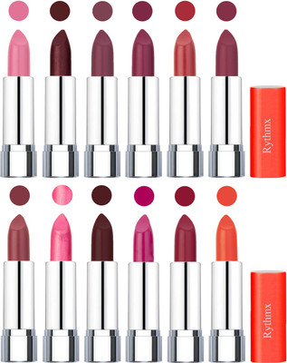 Rythmx Creamy Matte Lipstick 006(Pink, Cherry, Purple, Dark Purple, Coral, Mauve, Nude, Dark Pink, Coffee, Dark Pink, Maroon Rebel, Orange, 48 g)
Rythmx Creamy Matte Lipstick 006(Pink, Cherry, Purple, Dark Purple, Coral, Mauve, Nude, Dark Pink, Coffee, Dark Pink, Maroon Rebel, Orange, 48 g)