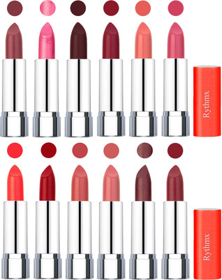 Rythmx Creamy Matte Lipstick 014(Nude, Dark Pink, Coffee, Radish Maroon, Light Orange, Peach, Orange, Red, Peach, Matelic Peach, Matelic Coffee, Red, 48 g)
Rythmx Creamy Matte Lipstick 014(Nude, Dark Pink, Coffee, Radish Maroon, Light Orange, Peach, Orange, Red, Peach, Matelic Peach, Matelic Coffee, Red, 48 g)