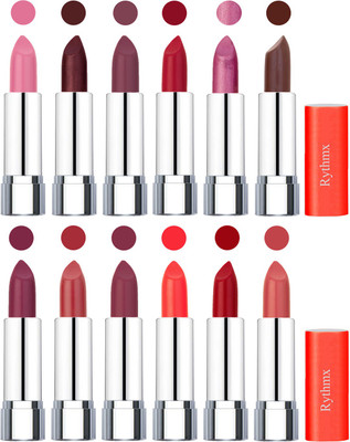 Rythmx Creamy Matte Lipstick 005(Pink, Cherry, Purple, Orange Red, Light Purple, Brown, Dark Purple, Coral, Mauve, Orange, Red, Peach, 48 g)
Rythmx Creamy Matte Lipstick 005(Pink, Cherry, Purple, Orange Red, Light Purple, Brown, Dark Purple, Coral, Mauve, Orange, Red, Peach, 48 g)