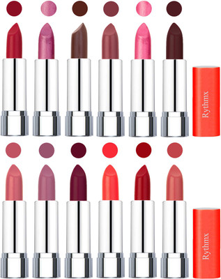 Rythmx Creamy Matte Lipstick 009(Orange Red, Light Purple, Brown, Nude, Dark Pink, Coffee, Orange Fever, Plum, Maroon, Orange, Red, Peach, 48 g)
Rythmx Creamy Matte Lipstick 009(Orange Red, Light Purple, Brown, Nude, Dark Pink, Coffee, Orange Fever, Plum, Maroon, Orange, Red, Peach, 48 g)