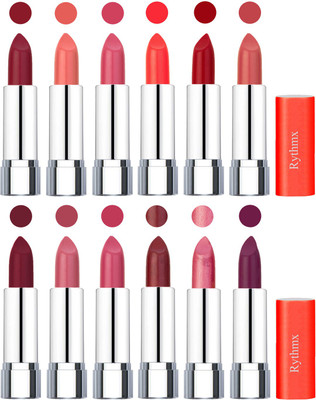 Rythmx Creamy Matte Lipstick 016(Radish Maroon, Light Orange, Peach, Orange, Red, Peach, Brick Red, Peach, Magenta, Matelic Mauve, Matelic Pink, Dark Purple, 48 g)
Rythmx Creamy Matte Lipstick 016(Radish Maroon, Light Orange, Peach, Orange, Red, Peach, Brick Red, Peach, Magenta, Matelic Mauve, Matelic Pink, Dark Purple, 48 g)