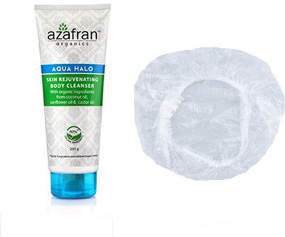 Azafran Imported Aqua Halo Skin Rejuvenating Body Cleanser 200 g + Shower Cap(Set of 2)
Azafran Imported Aqua Halo Skin Rejuvenating Body Cleanser 200 g + Shower Cap(Set of 2)