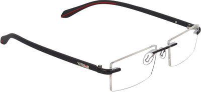 Zyaden Rimless Rectangle Frame(51 mm