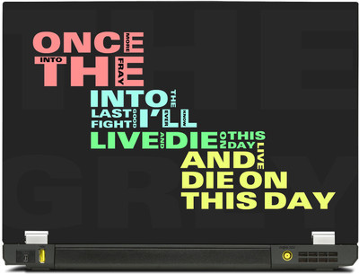 PosterMart Life is short Quote Laptop Skin - High Quality 3M Vinyl and Matt Lamination High Quality Laminated 3M Vinyl Laptop Decal 12
PosterMart Life is short Quote Laptop Skin - High Quality 3M Vinyl and Matt Lamination High Quality Laminated 3M Vinyl Laptop Decal 12