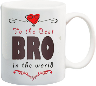 ME&YOU Raksha Bandhan Gifts For Brother/ Bhai/ Bhaiya; So The Best Bro In The World Printed Ceramic Mug(325 ml), Multicolor
ME&YOU Raksha Bandhan Gifts For Brother/ Bhai/ Bhaiya; So The Best Bro In The World Printed Ceramic Mug(325 ml), Multicolor