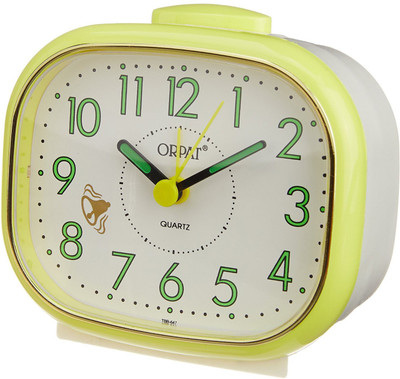 Orpat Analog Yellow Clock