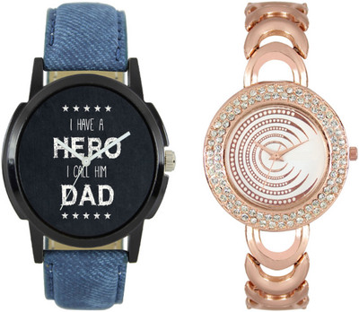 SRK ENTERPRISE Couple Watch With Fast Selling Stylish And Designer Dial Rich Look 0026 Watch - For Couple
SRK ENTERPRISE Couple Watch With Fast Selling Stylish And Designer Dial Rich Look 0026 Watch - For Couple