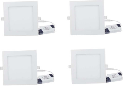 Sunlux 6w Square LED Panel Night Lamp(7 cm, White)