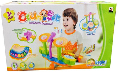 Variety Gift Centre Jazz Fun Beats Musical DRUM SET With Mic For Kids Toys(Multicolor)
Variety Gift Centre Jazz Fun Beats Musical DRUM SET With Mic For Kids Toys(Multicolor)