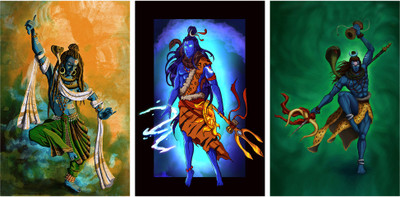 "Virgin Trends" - Artistic Illustration of Lord Shiva - Combo of 3 Posters Paper Print(12 inch X 18 inch, Rolled)
"Virgin Trends" - Artistic Illustration of Lord Shiva - Combo of 3 Posters Paper Print(12 inch X 18 inch, Rolled)