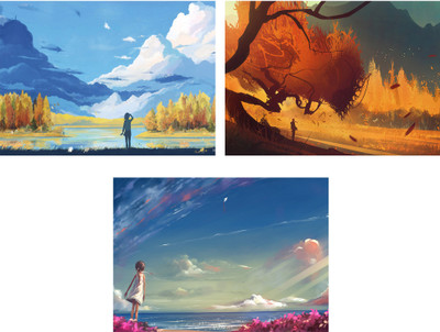 "Virgin Trends" - Paintings of a Brave Girl celebrating solitude - Combo of 3 Posters Paper Print(18 inch X 12 inch, Rolled)
"Virgin Trends" - Paintings of a Brave Girl celebrating solitude - Combo of 3 Posters Paper Print(18 inch X 12 inch, Rolled)