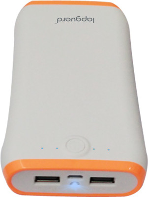 Lapguard 20800 mAh Power Bank (LG808)(White, Orange, Lithium-ion), Orange;white