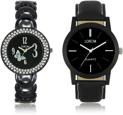 LOREM W06-5-201 New Stylish Best Designer Combo Hand Watch - For Men & Women
