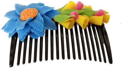 Advance Hotline unique indian craft Hair Combpin/Multicolor Proceline Dough Hairpin comb / Girls Hair Accessories /Fashionable Indo Western Wedding Bridal Party Wear Hair Clip for kids /girls/women.Juda Accessories and Hair Decoration by unique indian cra
Advance Hotline unique indian craft Hair Combpin/Multicolor Proceline Dough Hairpin comb / Girls Hair Accessories /Fashionable Indo Western Wedding Bridal Party Wear Hair Clip for kids /girls/women.Juda Accessories and Hair Decoration by unique indian cra