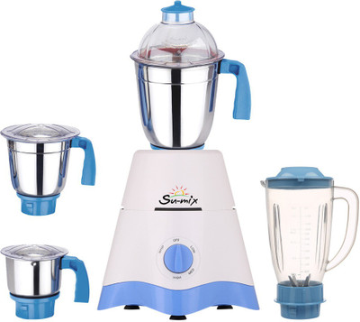 Su-Mix MG17-TA-STR-311 600 W Juicer Mixer Grinder(White, Blue, 4 Jars), Blue;white
Su-Mix MG17-TA-STR-311 600 W Juicer Mixer Grinder(White, Blue, 4 Jars), Blue;white