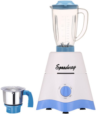 Speedway MG17-TA-STR-262 600 W Juicer Mixer Grinder(White, Blue, 2 Jars), Blue;white
Speedway MG17-TA-STR-262 600 W Juicer Mixer Grinder(White, Blue, 2 Jars), Blue;white
