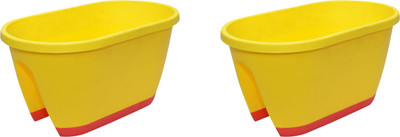 Garden's Need Big Rectangular Railing Pot With Lock Plant Container Set(Pack of 2, Plastic)
Garden's Need Big Rectangular Railing Pot With Lock Plant Container Set(Pack of 2, Plastic)