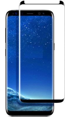 Deer Tempered Glass Guard for Full Screen Samsung Galaxy S8+, Black