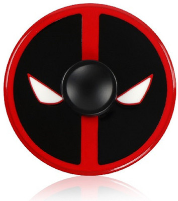 ShopAis Round Shape FidGet Spinner(Red, Black)