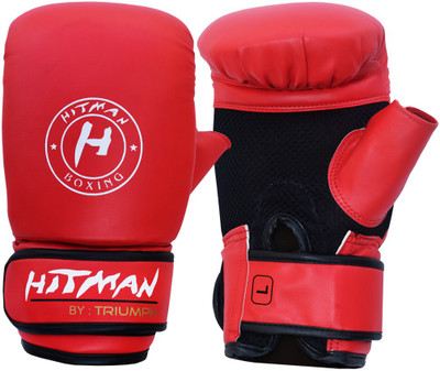 Hitman By Triumph Force Bag Gloves Red L Boxing Gloves (L, Red)