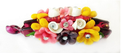 Advance Hotline Handmade Artificial Jewellery Proceline Dough Work Banana Hair Clip /Proceline Dough / hair accesoseries /hair pins/wings /for women /girls by unique indian craft Banana Clip(Multicolor)
Advance Hotline Handmade Artificial Jewellery Proceline Dough Work Banana Hair Clip /Proceline Dough / hair accesoseries /hair pins/wings /for women /girls by unique indian craft Banana Clip(Multicolor)