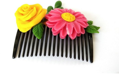 Advance Hotline unique indian craft Hair Combpin/Multicolor Proceline Dough Hairpin comb / Girls Hair Accessories /Fashionable Indo Western Wedding Bridal Party Wear Hair Clip for kids /girls/women.Juda Accessories and Hair Decoration by unique indian cra
Advance Hotline unique indian craft Hair Combpin/Multicolor Proceline Dough Hairpin comb / Girls Hair Accessories /Fashionable Indo Western Wedding Bridal Party Wear Hair Clip for kids /girls/women.Juda Accessories and Hair Decoration by unique indian cra