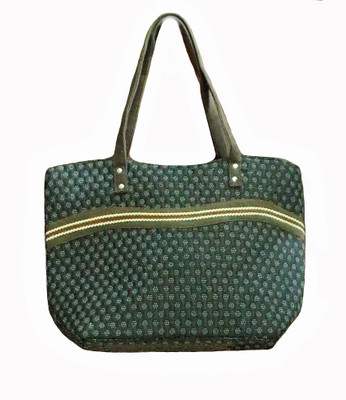rosy Hand-held Bag(Black, Yellow)