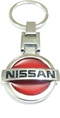 eShop24x7 NISSAN Heavy Metal imported key ring chrome car logo Key Chain