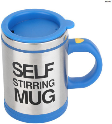 Tradeaiza TM Stainless Steel Spoon Less Self Stirring Coffee Stainless Steel Mug(350 ml), Blue
Tradeaiza TM Stainless Steel Spoon Less Self Stirring Coffee Stainless Steel Mug(350 ml), Blue