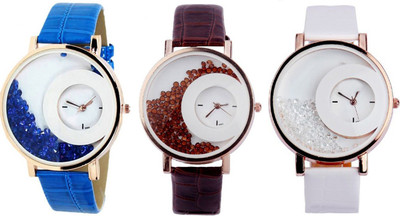 AD Global M.X.R.E. Halfmoon Blue Brown White Diamond Beads Combo Girls MX 02-03-07 Watch - For Women
AD Global M.X.R.E. Halfmoon Blue Brown White Diamond Beads Combo Girls MX 02-03-07 Watch - For Women