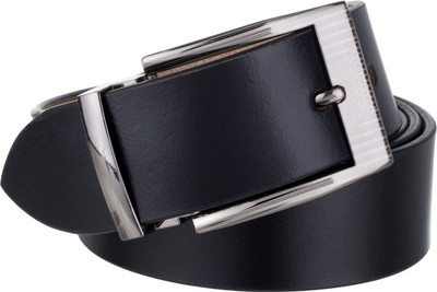 Dussledorf Men Casual Black Genuine Leather Belt