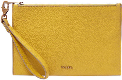 Fossil Yellow Clutch