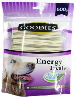 Goodies Energy Calcium Twisted Milk Dog Treat(500 g)