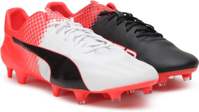 Puma evoSPEED SL II FG Football Shoes For Men(Multicolor, Puma black-puma white-red blas
Puma evoSPEED SL II FG Football Shoes For Men(Multicolor, Puma black-puma white-red blas